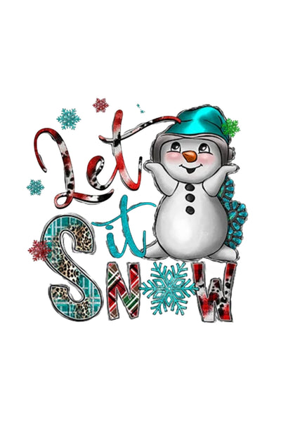 Let It Snow Print Tunic