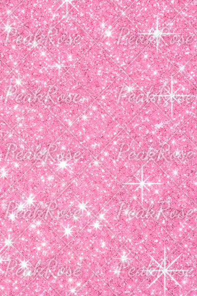 Tunika mit rosa Glitzer-Print