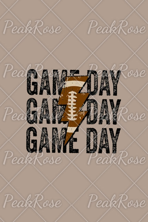 Game Day Football Print Hoodie