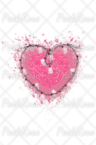 Pink Heart Lanterns Loose Tunic