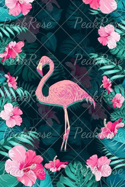 Spring Summer Pink Flamingos Pattern Sweatshirt