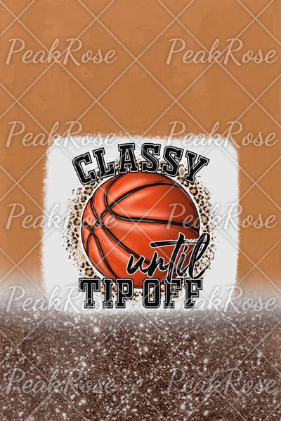 Classy Until Tip Off Bleached T-Shirt