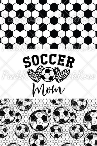 Soccer Mom Print Ripped Denim Jeans