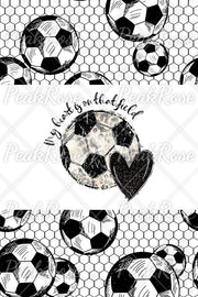 My Heart is On That Field Soccer Leopard Heart Jeans