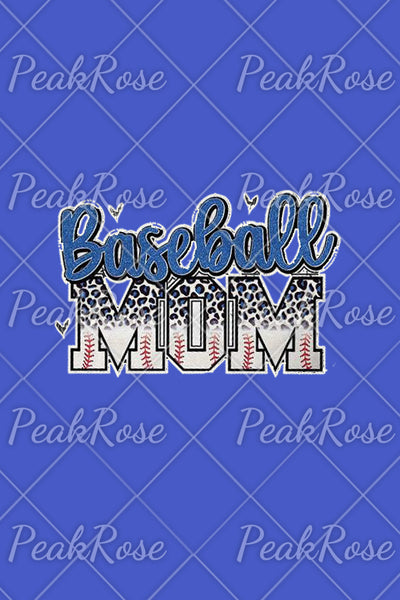 Baseball Mom Round Neck Sweatshirt