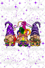 Mardi Gras Gnomies Celebrate Sweatshirt