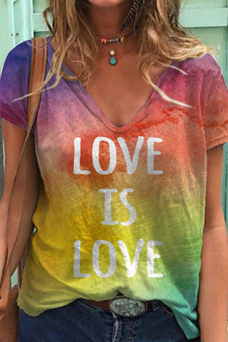 Love Is Love Rainbow T-shirt
