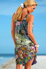 Bohemia Retro Beach Sleeveless Dress