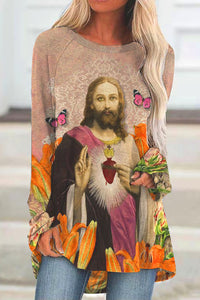Easter Floral Butterfly Fun Jesus Tunic