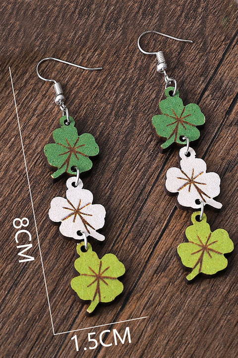 St. Patricks Day Clover Earrings