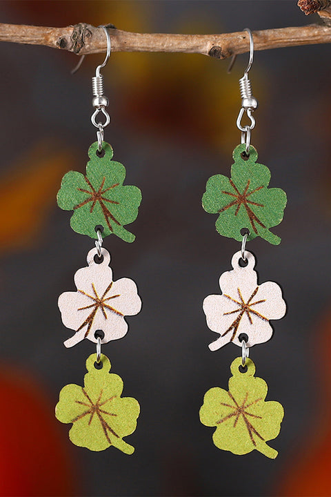 St. Patricks Day Clover Earrings