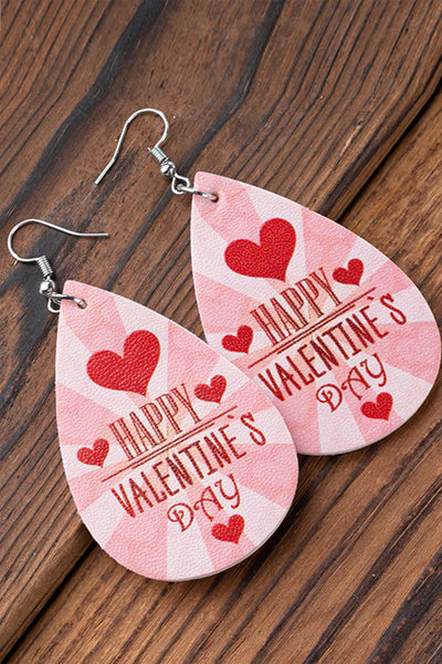 Love Happy Valentine's Day Earrings
