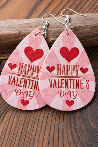 Love Happy Valentine's Day Earrings