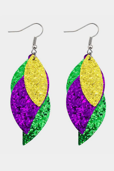 Multicolor Shining Hook Earrings