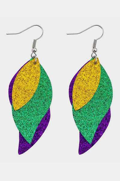 Multicolor Shining Hook Earrings
