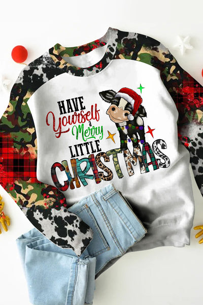 Have Yourself Merry Little Christmas Print Sweatshirt