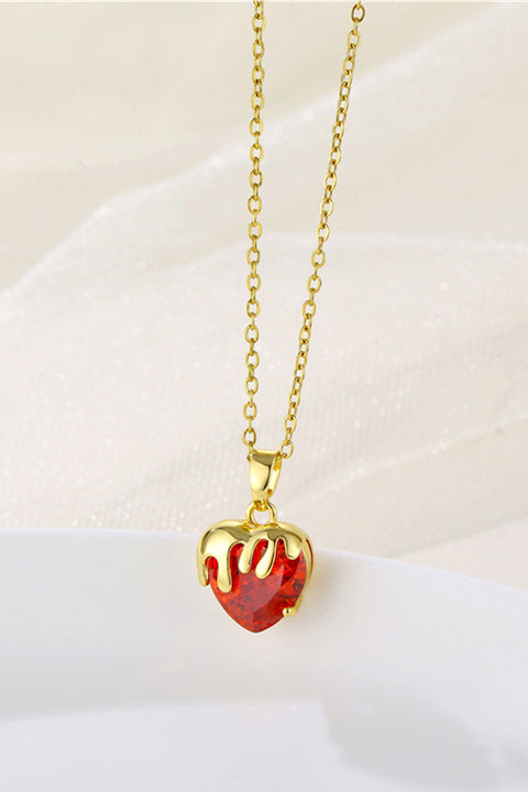 Heart Crystal Necklace