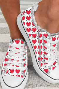 Love Heart Canvas Shoes