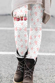 Coffee Lover Polka Dots Leggings