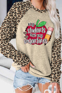 My Students Are My Valentines Sweatshirt