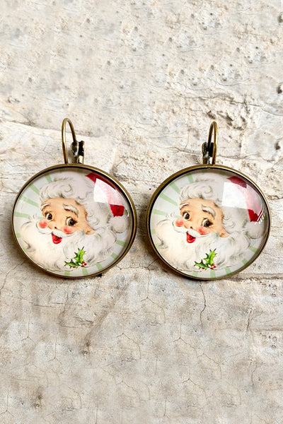 Christmas Santa Hook Earrings