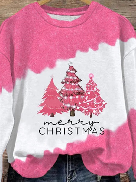 Women's Christmas Santa Claus Cute Casual  Sweatshirt