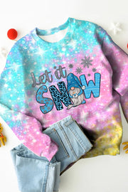 Glitter Christmas Long Sleeve Sweatshirt