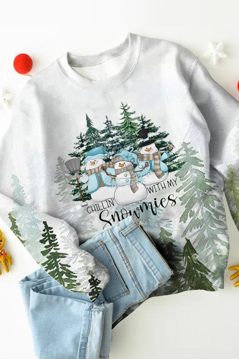 Chillin mit meinem Snowmies-Sweatshirt