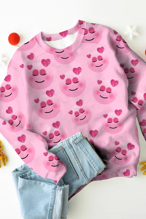 Smile Face Love Sweatshirt