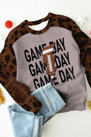 Sweatshirt mit Spieltag-Fußball-Print