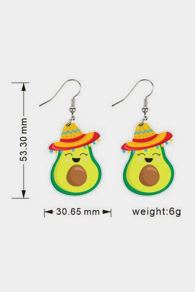 Cinco De Mayo Mexican Shape Earrings