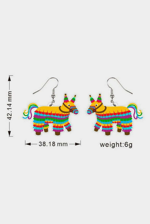 Cinco De Mayo Mexican Shape Earrings