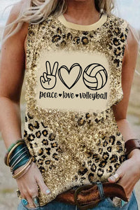 Peace Love Volleyball Tank Top