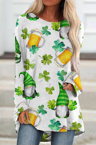 3 Fairy Clover And Beer Cute Goblins Tunic