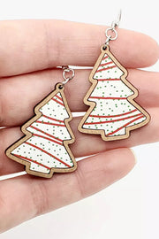 Christmas Tree Hook Earrings