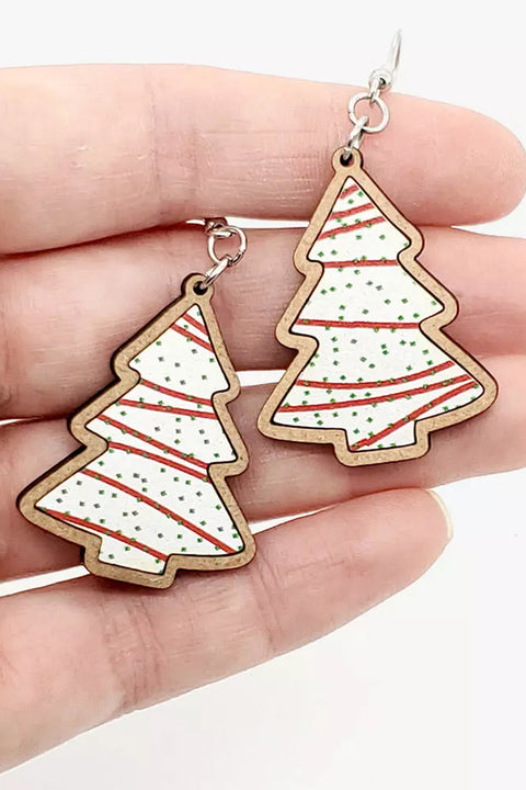 Christmas Tree Hook Earrings