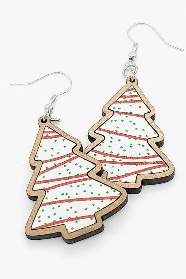 Christmas Tree Hook Earrings