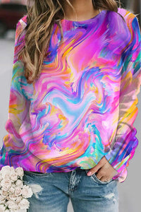 Colorful Graffiti Art Print Sweatshirt