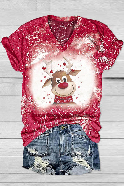 Glücklicher Elch-Weihnachtst-shirt