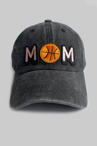 Basketball Mom Print Peaked Cap