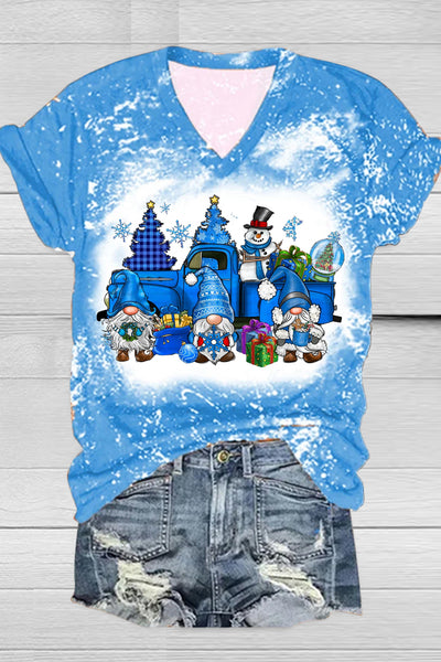 Snow Gnome Truck Bleached T-Shirt