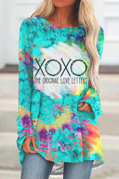 Colorful Tie Dye Easter The Original Love Letters Tunic