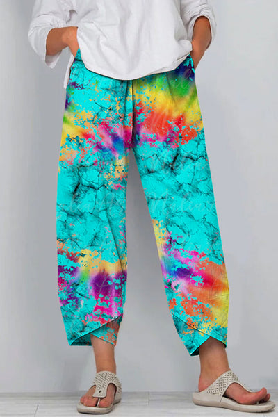 Colorful Tie Dye Easter The Original Love Letters Casual Pants