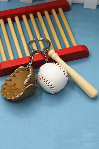 Baseball Bat Glove Key-chain