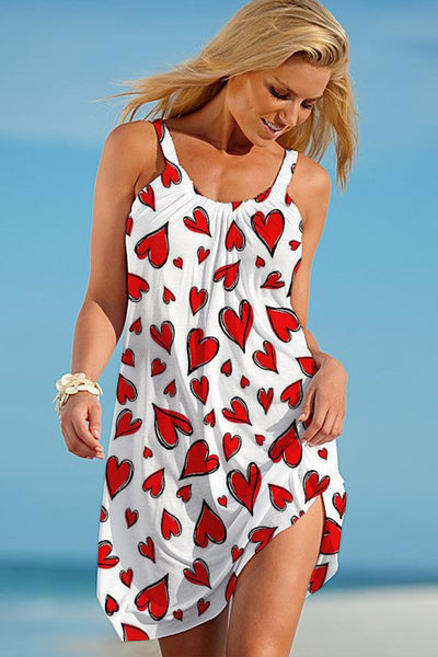 Love Heart Sleeveless Dress