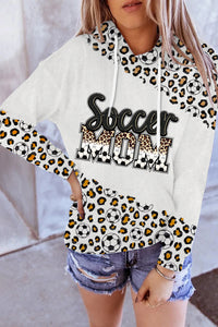 Soccer Mom Leopard Print Hoodie