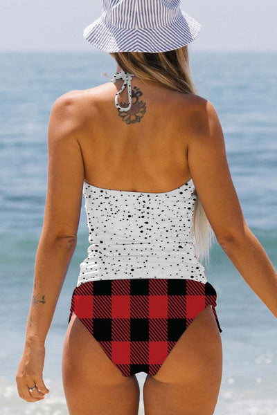 Leopard Heart Bikini Swimsuit