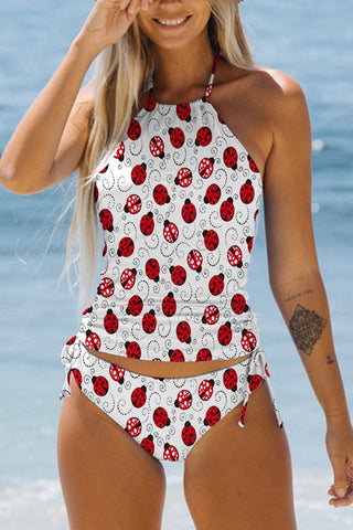 Little Red Ladybugs Bikini Swimsuit