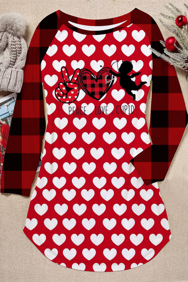 Peace Love Cupid Loose Tunic