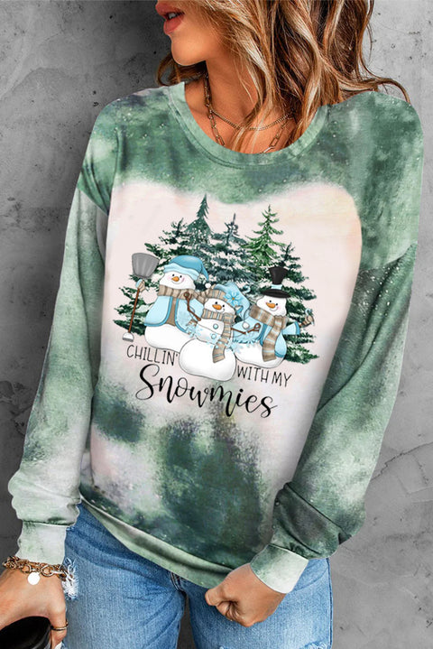 Chillin mit meinem gebleichten Snowmies-Sweatshirt